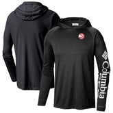 Columbia - Atlanta Hawks Terminal Tackle Long Sleeve Hoodie T-Shirt - Black