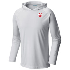 Columbia - Atlanta Hawks Terminal Tackle Long Sleeve Hoodie T-Shirt - White