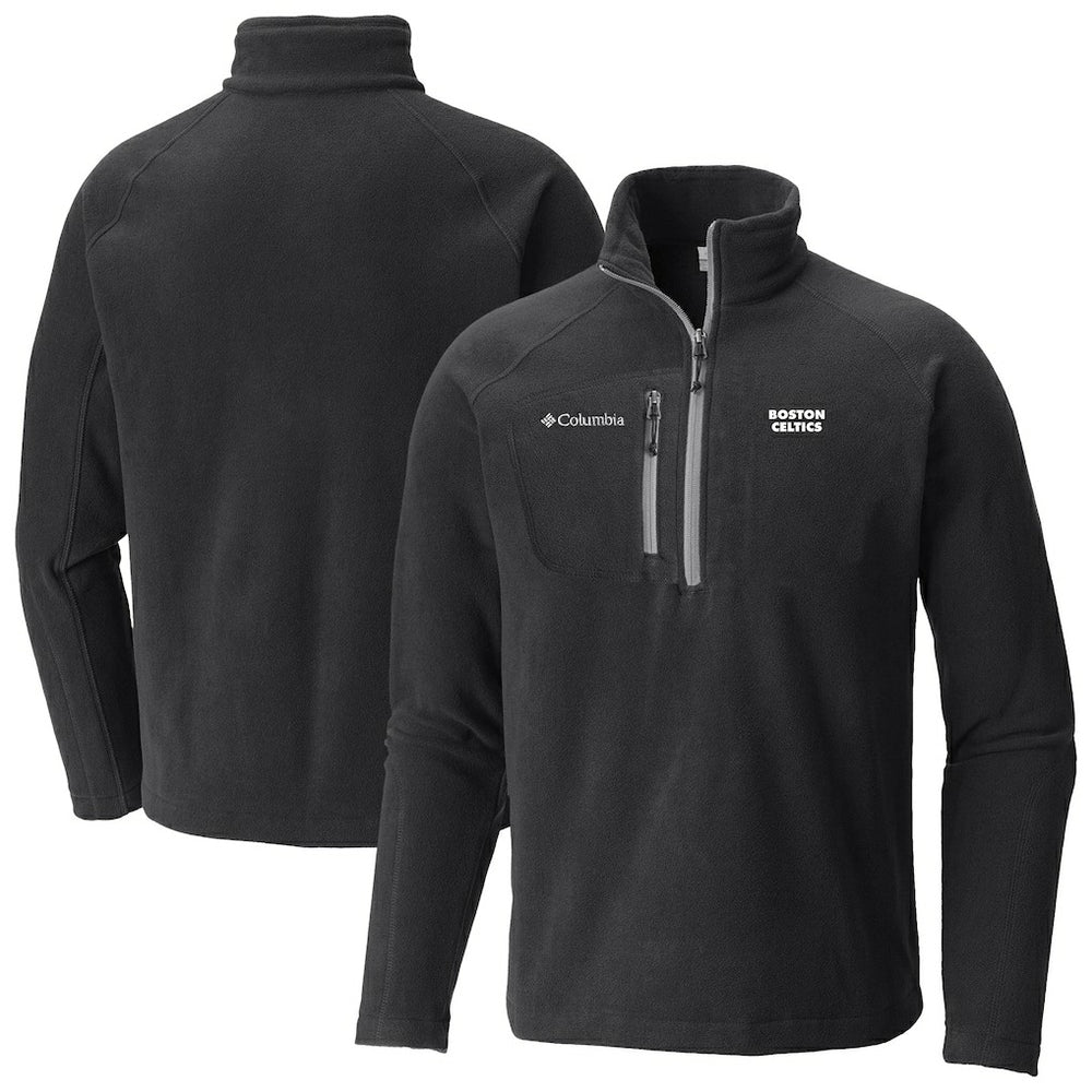 Columbia - Boston Celtics Fast Trek III Half-Zip Fleece Pullover - Black