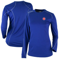 Columbia - Detroit Pistons Women's Omni-Wick Shotgun Pullover Top - Blue