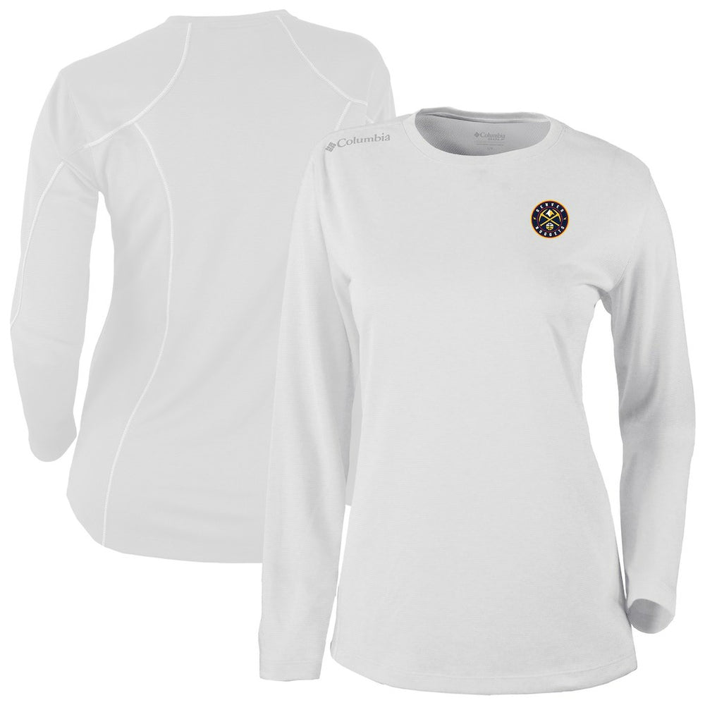 Columbia - Denver Nuggets Women's Omni-Wick Shotgun Pullover Top - White
