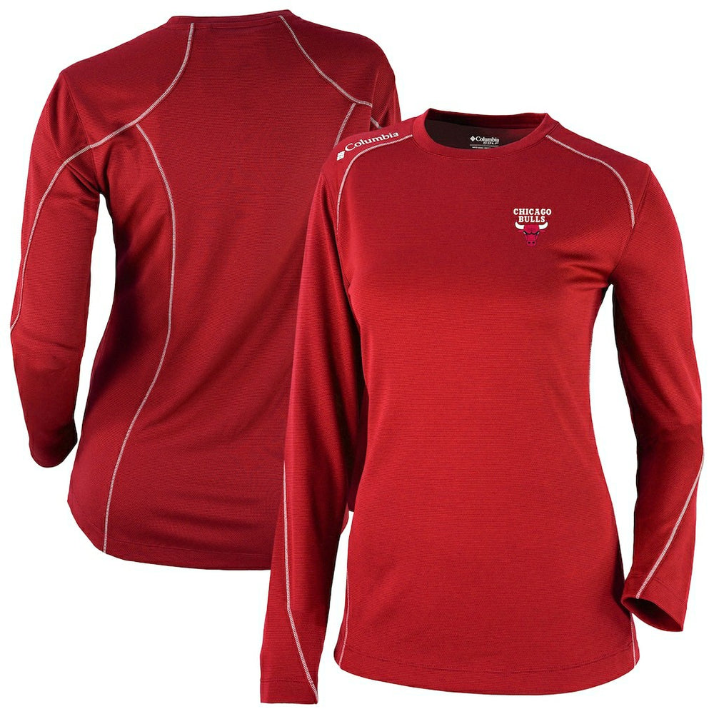 Columbia - Chicago Bulls Women's Omni-Wick Shotgun Pullover Top - Red