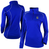 Columbia - Golden State Warriors Women's Omni-Wick Shotgun 2.0 Quarter-Zip Pullover Top - Royal