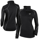 Columbia - Brooklyn Nets Women's Omni-Wick Shotgun 2.0 Quarter-Zip Pullover Top - Black