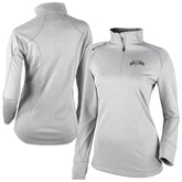 Columbia - San Antonio Spurs Women's Omni-Wick Shotgun 2.0 Quarter-Zip Pullover Top - Heather Gray