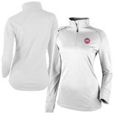 Columbia - Detroit Pistons Women's Omni-Wick Shotgun 2.0 Quarter-Zip Pullover Top - White