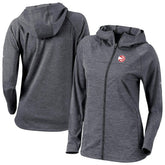 Columbia - Atlanta Hawks Women's Omni-Wick Half Shot Full-Zip Hooded Jacket - Black