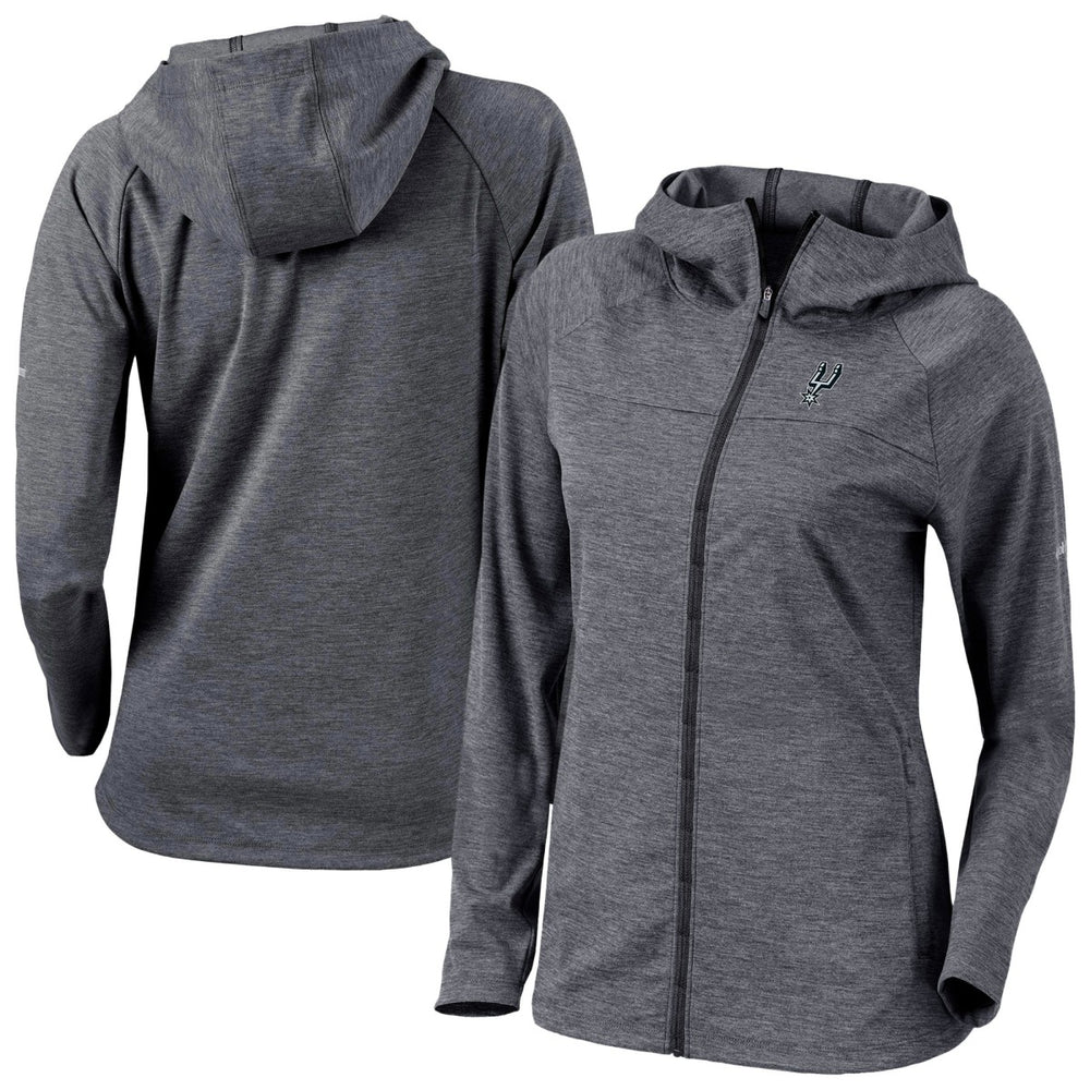Columbia - San Antonio Spurs Women's Omni-Wick Half Shot Full-Zip Hooded Jacket - Black