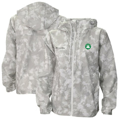 Columbia - Boston Celtics Women's Flash Challenger II Omni-Shade Full-Zip Windbreaker Jacket - Gray