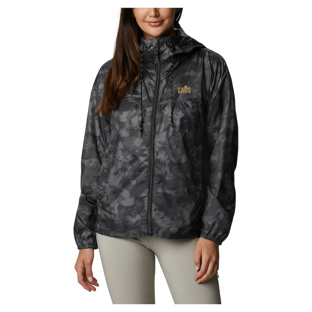 Columbia - Cleveland Cavaliers Women's Flash Challenger II Omni-Shade Full-Zip Windbreaker Jacket - Black