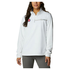 Columbia - Detroit Pistons Women's Skiff Guide Fleece Pullover Top - White
