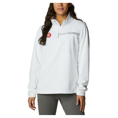 Columbia - Atlanta Hawks Women's Skiff Guide Fleece Pullover Top - White