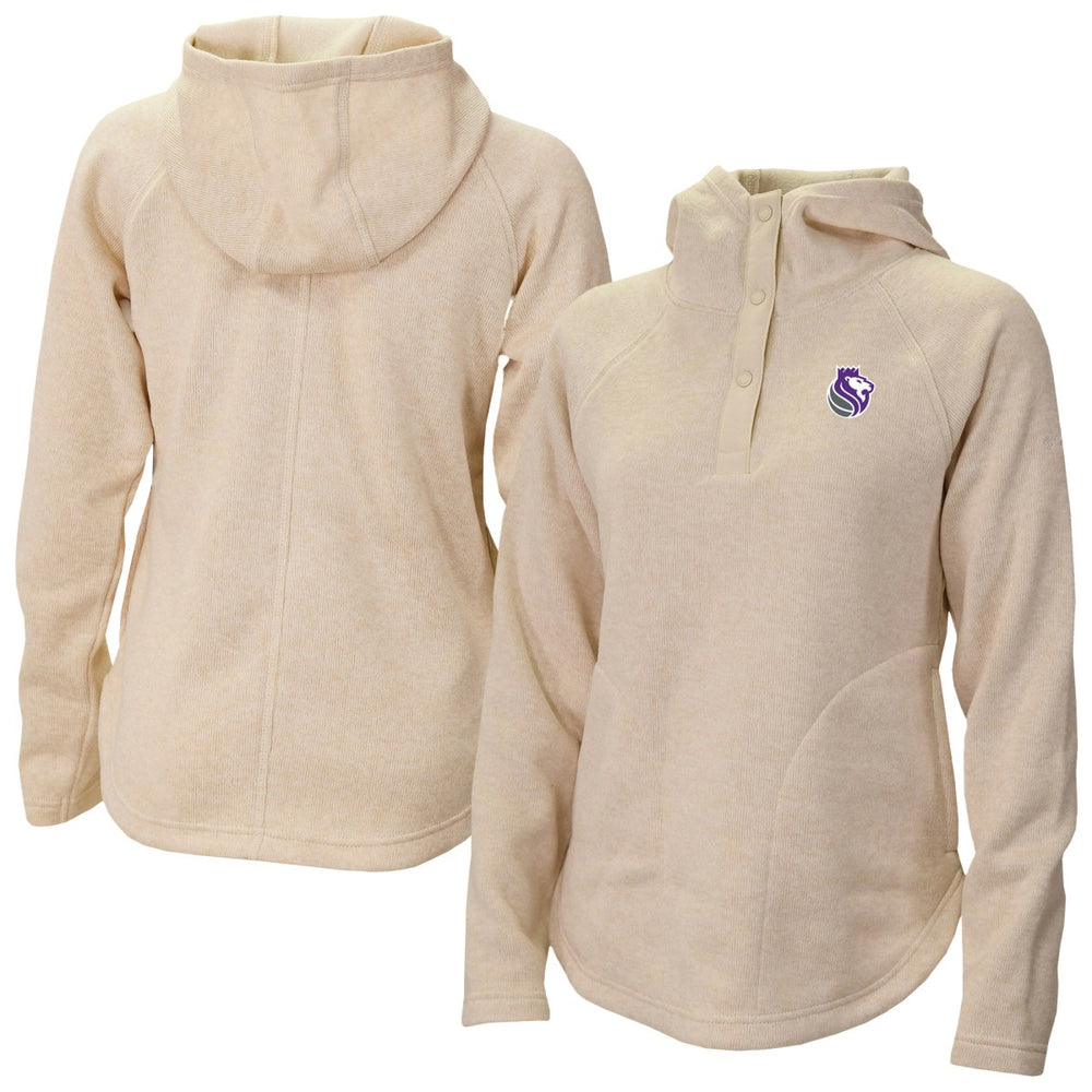 Columbia - Sacramento Kings Women's Sweater Weather Quarter-Snap Hoodie - White
