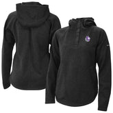 Columbia - Sacramento Kings Women's Sweater Weather Quarter-Snap Hoodie - Black