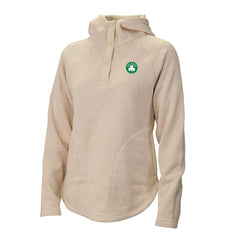 Columbia - Boston Celtics Women's Sweater Weather Quarter-Snap Hoodie - Natural