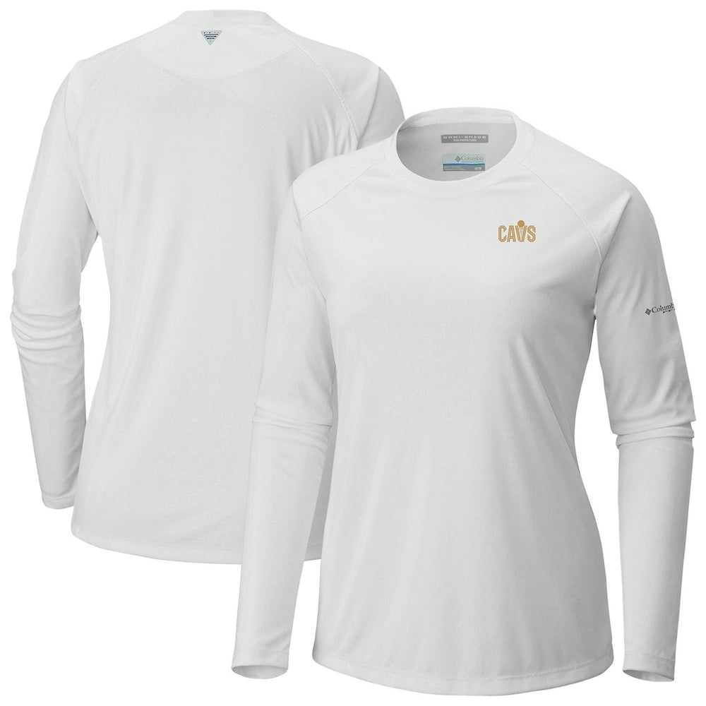 Columbia - Cleveland Cavaliers Women's Tidal Tee II Long Sleeve T-Shirt - White