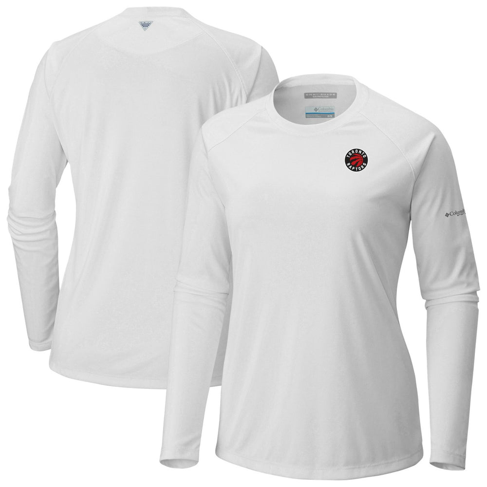 Columbia - Toronto Raptors Women's Tidal Tee II Long Sleeve T-Shirt - White