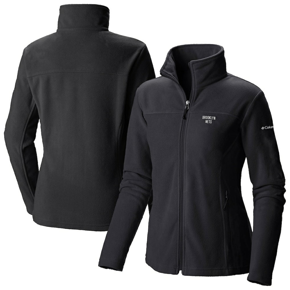 Columbia - Brooklyn Nets Women's Give & Go II Fleece Full-Zip Jacket - Black