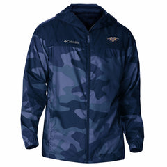 Columbia - New Orleans Pelicans Flash Challenger Windbreaker Jacket - Navy