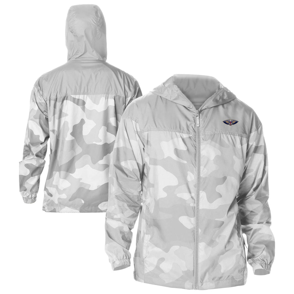 Columbia - New Orleans Pelicans Flash Challenger Windbreaker Jacket - Gray