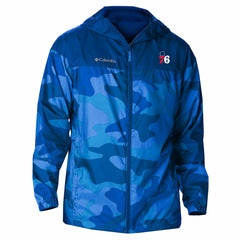 Columbia - Philadelphia 76ers Flash Challenger Windbreaker Jacket - Blue
