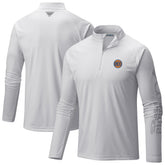 Columbia - New York Knicks PFG Terminal Tackle Quarter-Zip Top - White