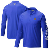 Columbia - New York Knicks PFG Terminal Tackle Quarter-Zip Top - Blue