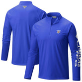 Columbia - Oklahoma City Thunder PFG Terminal Tackle Quarter-Zip Top - Blue