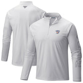 Columbia - Oklahoma City Thunder PFG Terminal Tackle Quarter-Zip Top - White