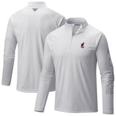 Columbia - Miami Heat PFG Terminal Tackle Quarter-Zip Top - White