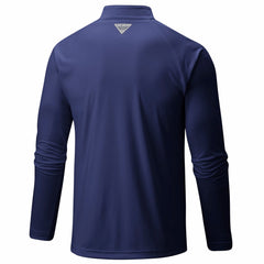 Columbia - Minnesota Timberwolves PFG Terminal Tackle Quarter-Zip Top - Navy