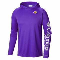 Columbia - Los Angeles Lakers PFG Super Terminal Tackle Hoodie - Purple