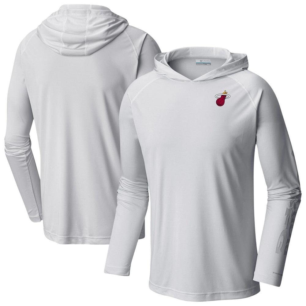 Columbia - Miami Heat PFG Super Terminal Tackle Hoodie - White