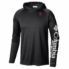 Columbia - Houston Rockets PFG Super Terminal Tackle Hoodie - Black