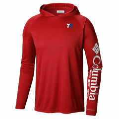 Columbia - Philadelphia 76ers PFG Super Terminal Tackle Hoodie - Red