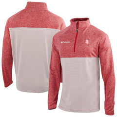 Columbia - Houston Rockets Omni-Wick Rockin' It Quarter-Zip Top - Red
