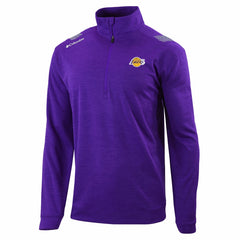 Columbia - Los Angeles Lakers Oakland Downs Omni-Wick Quarter-Zip Top - Purple
