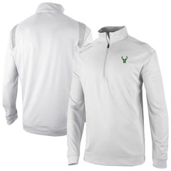 Columbia - Milwaukee Bucks Oakland Downs Omni-Wick Quarter-Zip Top - White