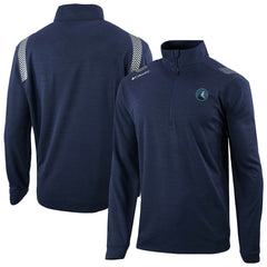 Columbia - Minnesota Timberwolves Oakland Downs Omni-Wick Quarter-Zip Top - Navy