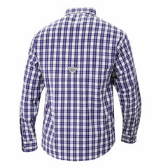Columbia - Los Angeles Lakers Super Tamiami Omni-Shade Long Sleeve Button-Down Shirt - Purple