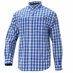 Columbia - Philadelphia 76ers Super Tamiami Omni-Shade Long Sleeve Button-Down Shirt - Blue