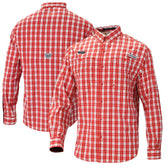 Columbia - New Orleans Pelicans Super Tamiami Omni-Shade Long Sleeve Button-Down Shirt - Red