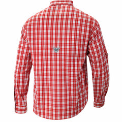 Columbia - New Orleans Pelicans Super Tamiami Omni-Shade Long Sleeve Button-Down Shirt - Red