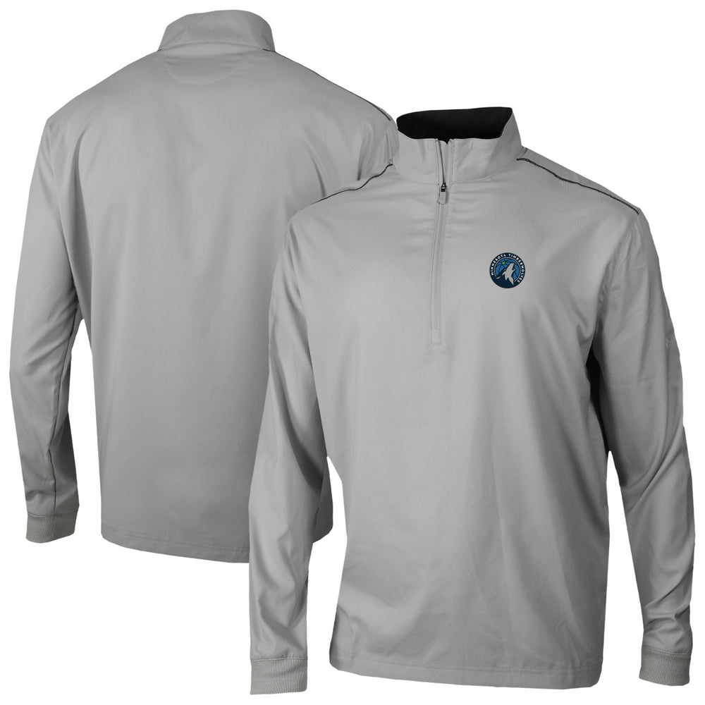 Columbia - Minnesota Timberwolves Omni-Wick Bogey's Paradise Quarter-Zip Top - Gray