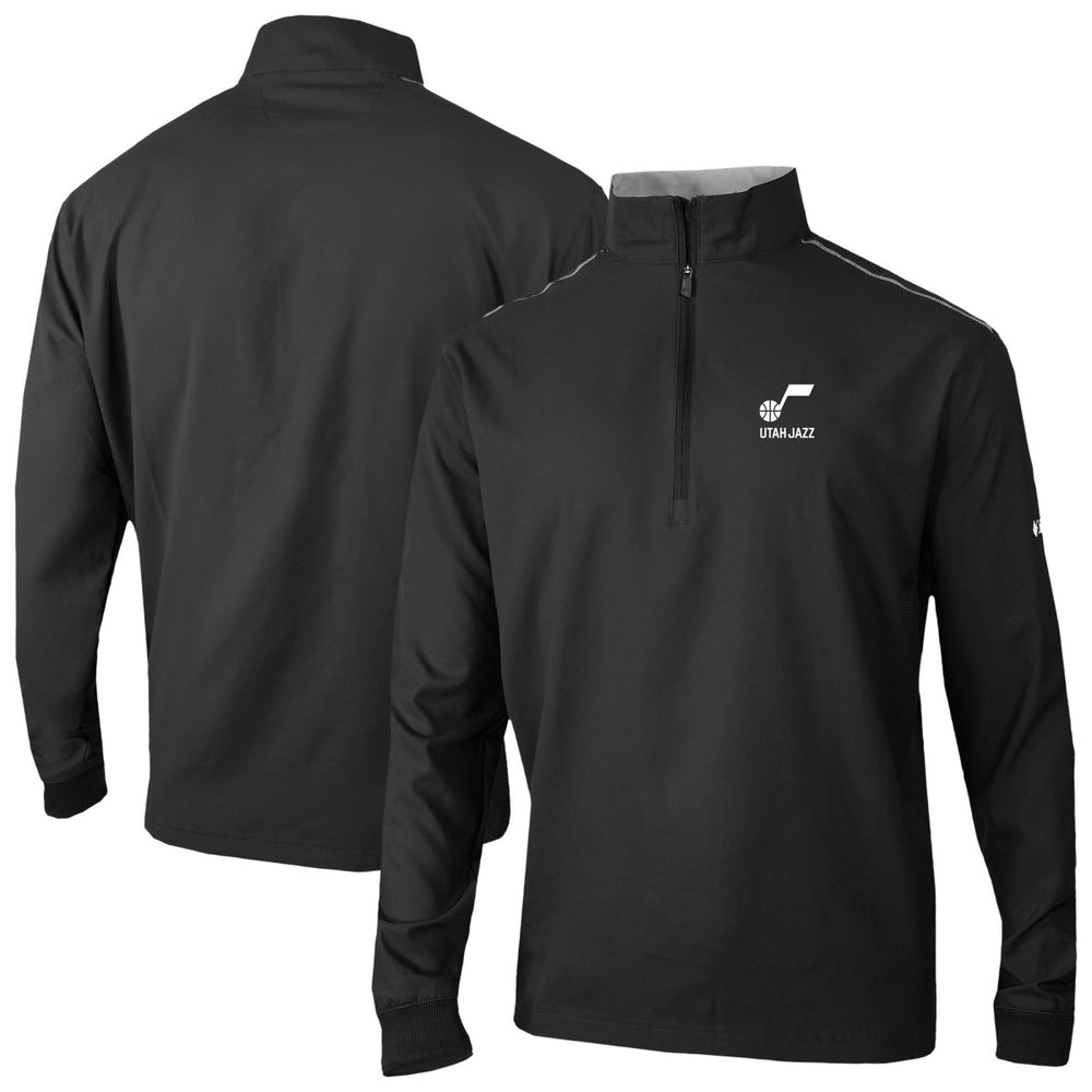 Columbia - Utah Jazz Omni-Wick Bogey's Paradise Quarter-Zip Top - Black