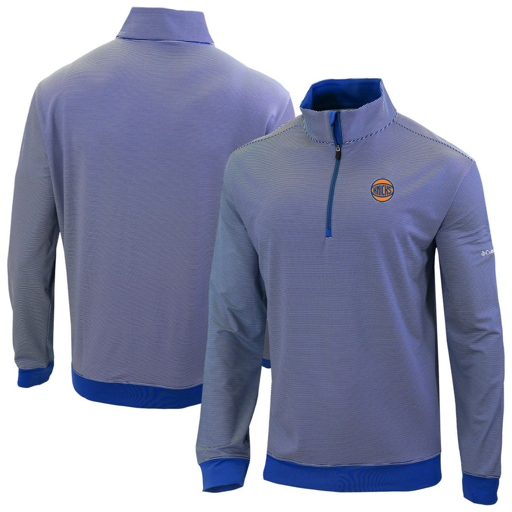 Columbia - New York Knicks Omni-Wick Even Lie Quarter-Zip Top - Blue
