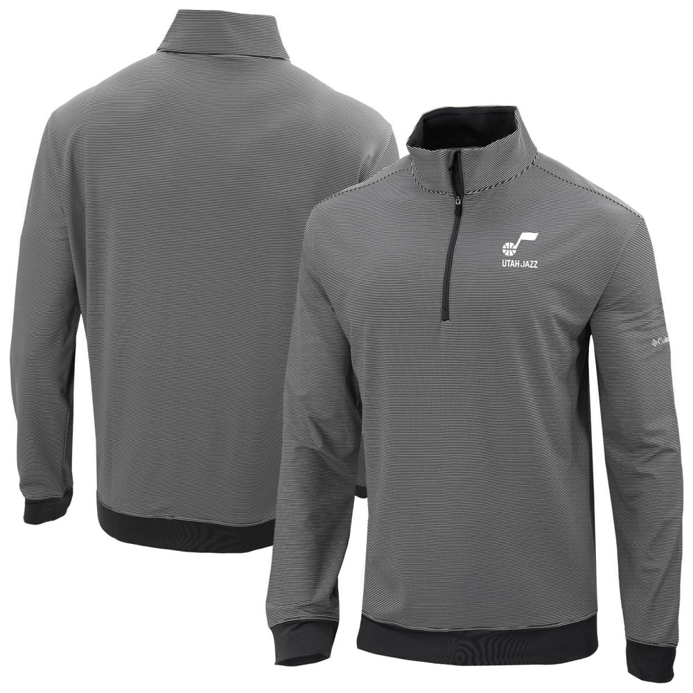 Columbia - Utah Jazz Omni-Wick Even Lie Quarter-Zip Top - Black