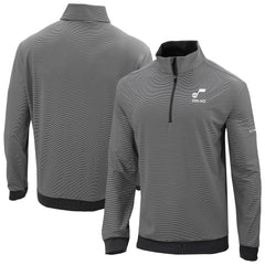Columbia - Utah Jazz Omni-Wick Even Lie Quarter-Zip Top - Black
