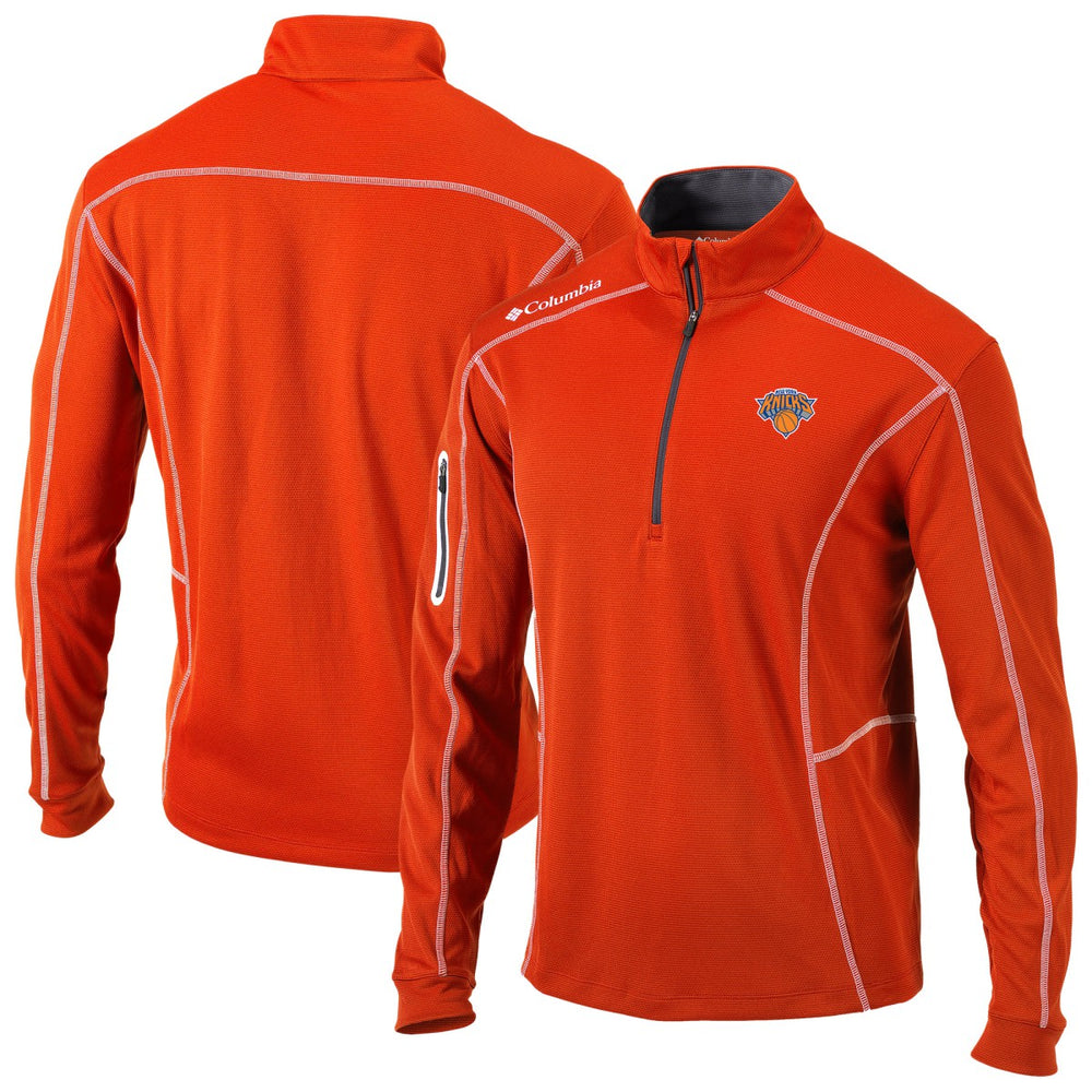 Columbia - New York Knicks Omni-Wick Shotgun Quarter-Zip Jacket - Orange