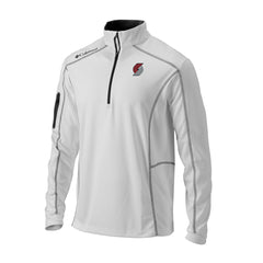 Columbia - Portland Trail Blazers Omni-Wick Shotgun Quarter-Zip Jacket - White
